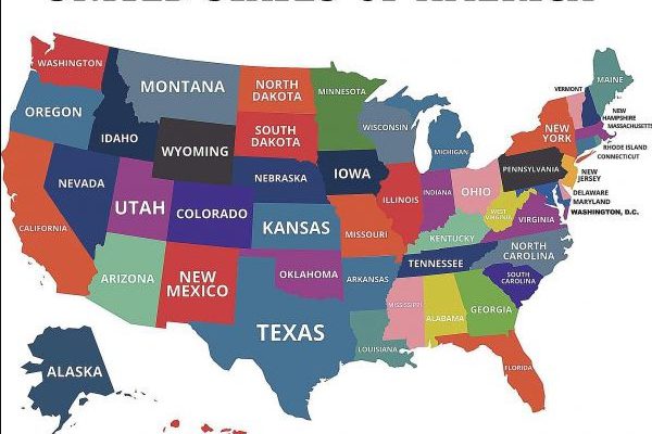 Nước Mỹ có bao nhiêu tiểu bang