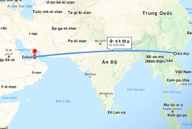 Dubai cách Việt Nam bao xa? Bạn có biết Dubai cách Việt Nam mấy giờ?