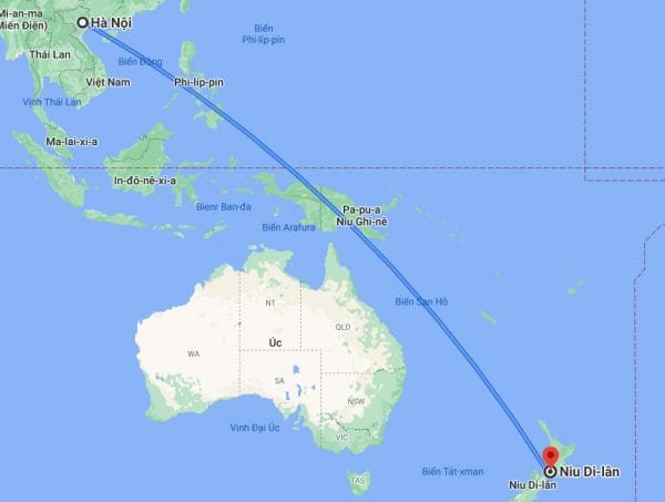 Giải đáp thắc mắc: New Zealand cách Việt Nam bao nhiêu km? new zealand cách việt nam bao nhiêu giờ, new zealand cách việt nam bao nhiêu km, new zealand cách việt nam bao nhiêu tiếng, new zealand cách việt nam bao xa, new zealand cách vn mấy tiếng, khoảng cách từ việt nam đến new Zealand, vietnam to new zealand