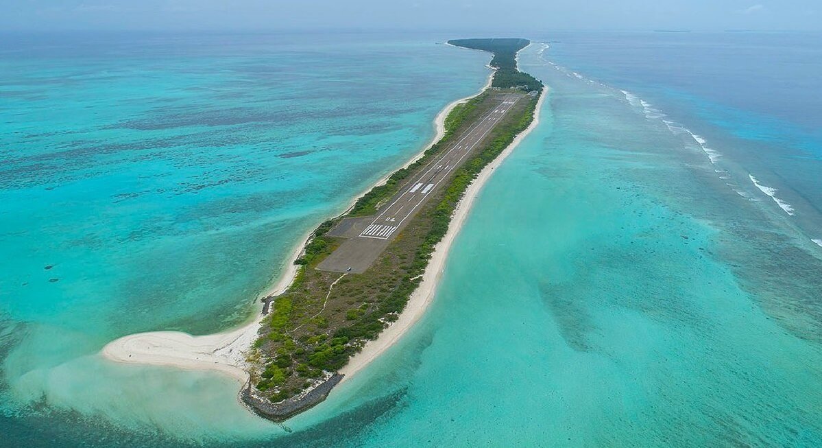 Bãi biển cát trắng tuyệt đẹp trên đảo Agatti thuộc quần đảo Lakshadweep, Ấn Độ