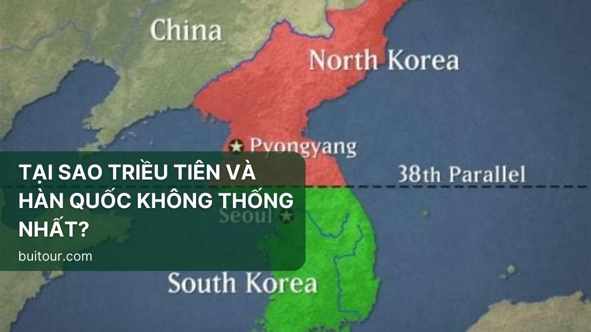 Bản đồ chia cắt bán đảo Triều Tiên