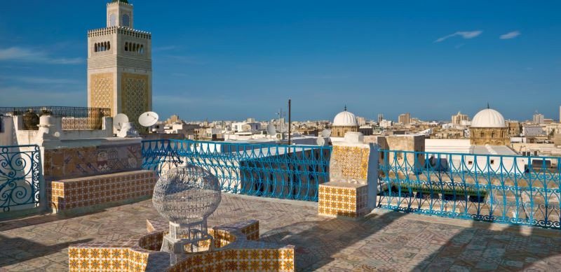 Bản đồ Tunisia và vị trí địa lý chiến lược tại Bắc Phi