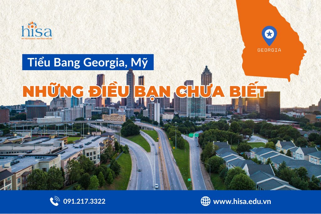 Bản đồ và thông tin tổng quan về Bang Georgia, thu hút dân cư Hoa Kỳ di chuyển từ Đông Bắc