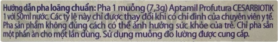 Bảng hướng dẫn pha sữa Aptamil New Zealand số 1 380g chi tiết theo từng độ tuổi và liều lượng, giúp mẹ chuẩn bị đúng cách.