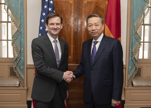 Bộ trưởng Tô Lâm và Thứ trưởng Ngoại giao Hoa Kỳ David Hale
