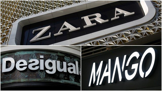 Các thương hiệu thời trang nổi tiếng Made in Spain như Zara, Mango, Desigual