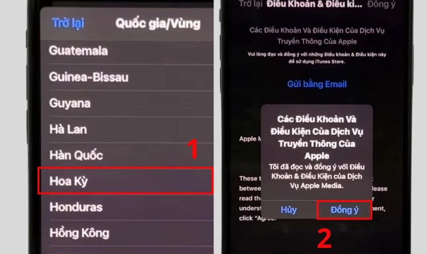 Cách chuyển vùng Appstore sang Mỹ bằng ứng dụng Cài đặt