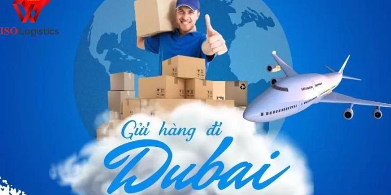 Cảng biển nhộn nhịp tại Dubai, minh chứng cho vai trò trung tâm vận chuyển hàng hóa và thương mại quốc tế của thành phố.