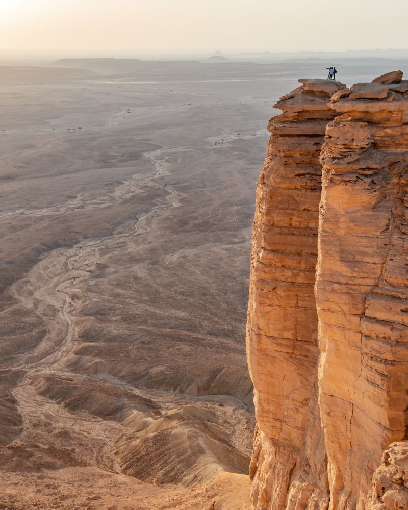 Cảnh quan The Edge of the World tại Saudi Arabia