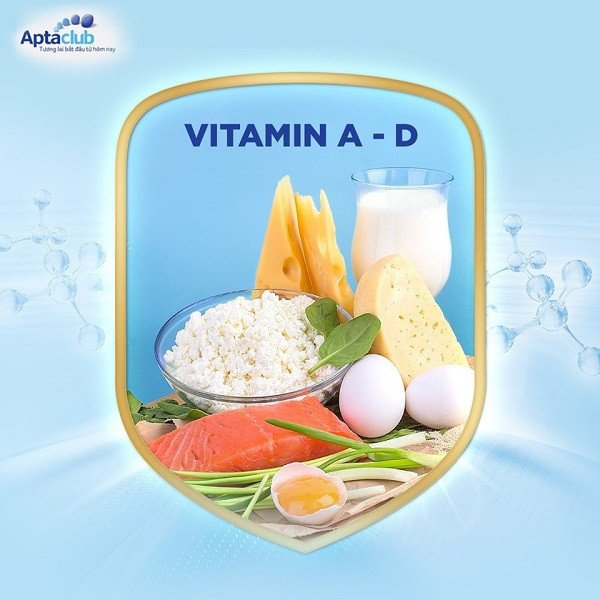 Canxi và Vitamin D trong sữa Aptamil số 2 hỗ trợ xương chắc khỏe