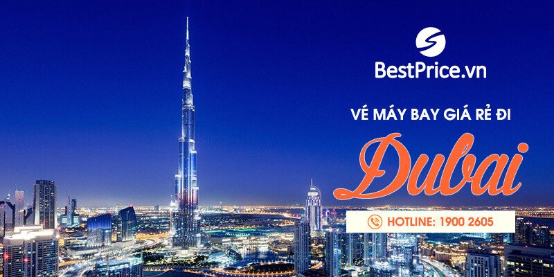 Chuyến bay đến Dubai và cảnh quan thành phố từ trên cao, biểu tượng cho hành trình tìm vé máy bay đi Dubai