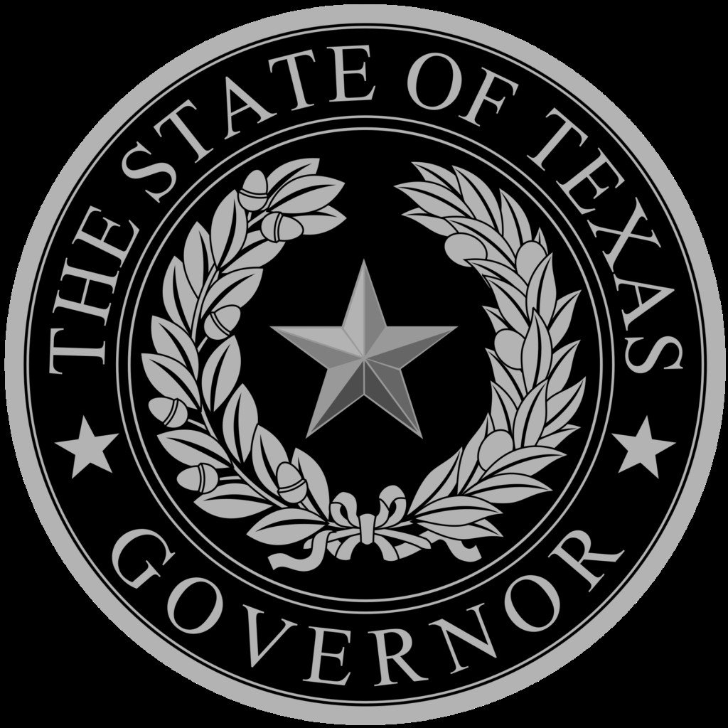Con dấu chính thức của Thống đốc bang Texas, đại diện quyền lực hành pháp