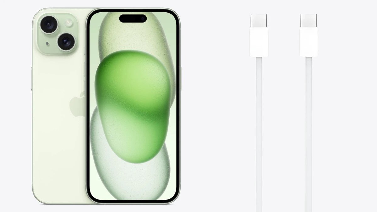Cổng kết nối Type-C trên iPhone 15