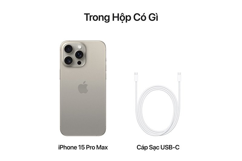 Cổng sạc USB-C tốc độ cao trên iPhone 15 Pro Max
