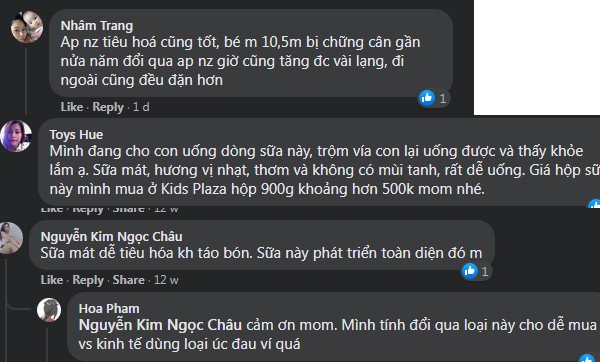 Đánh giá Aptamil New Zealand