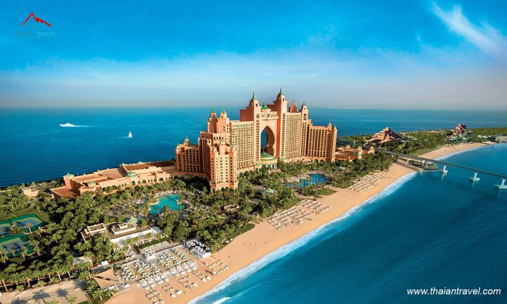 Đảo Palm Jumeirah từ trên cao