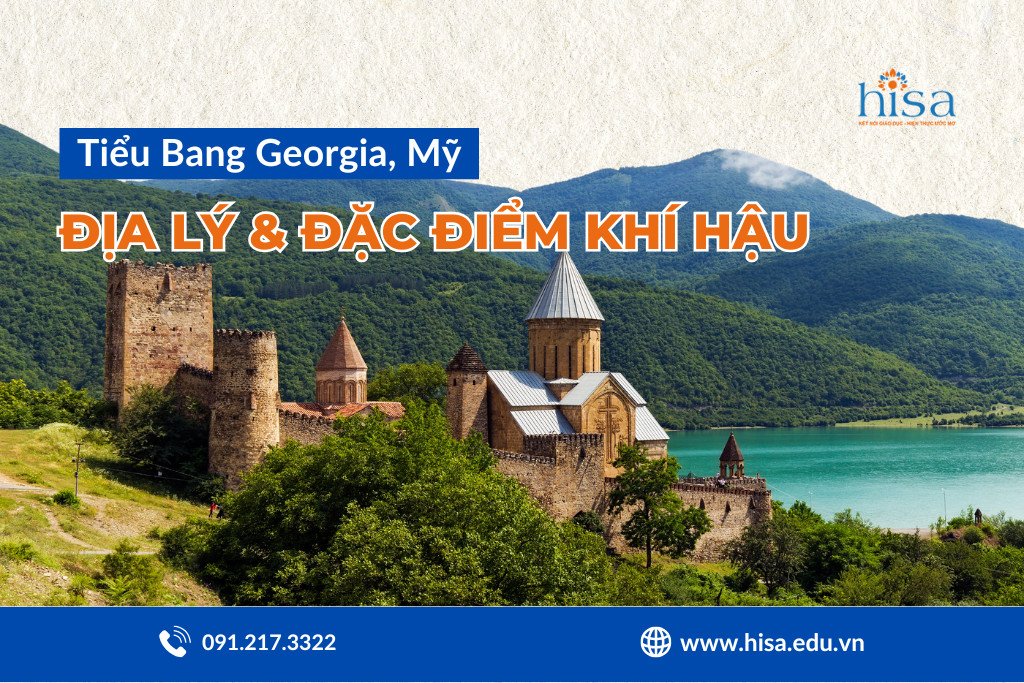 Địa hình đa dạng và khí hậu của Georgia, Hoa Kỳ