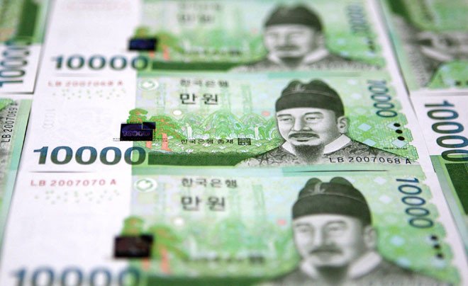 Đổi tiền ở Hàn Quốc