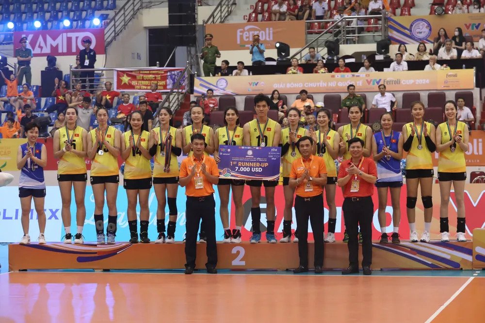 Đội tuyển bóng chuyền nữ Việt Nam Á quân VTV Cup 2024