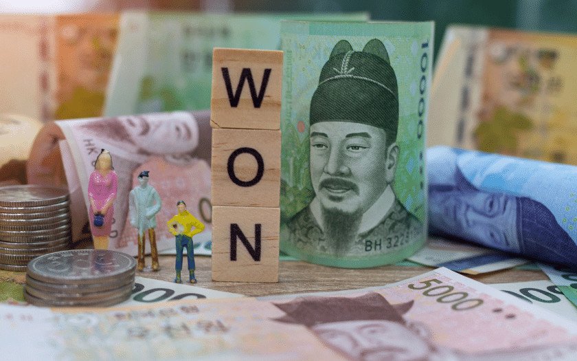 Đồng tiền Won Hàn Quốc, đơn vị tiền tệ chính thức của Hàn Quốc