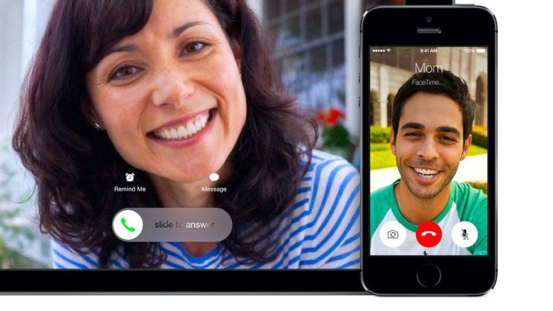 Hình ảnh cuộc gọi video trên iPhone, biểu tượng cho Facetime nhưng nhắc nhở về hạn chế Facetime Audio trên iPhone CH/A