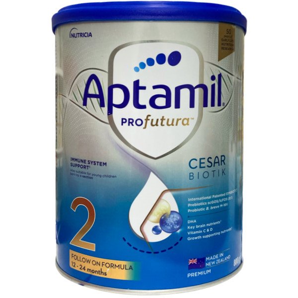 Hộp sữa Aptamil Profutura số 2 lon 800g New Zealand dành cho trẻ từ 1 đến 2 tuổi