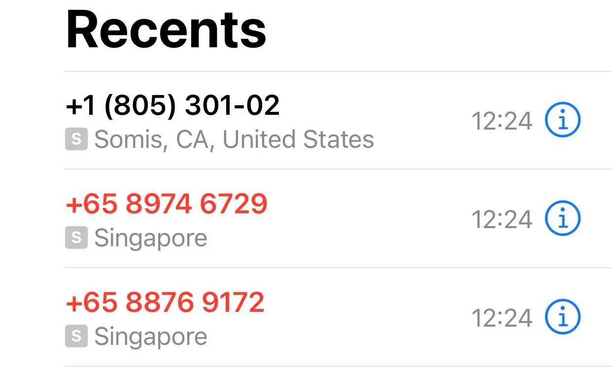 Hướng dẫn nhập số điện thoại để gọi quốc tế đến Singapore sử dụng đầu số +65