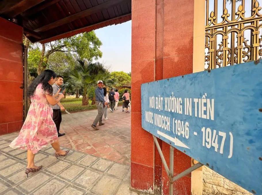 Khu di tích nhà máy in tiền Chi Nê được phục dựng