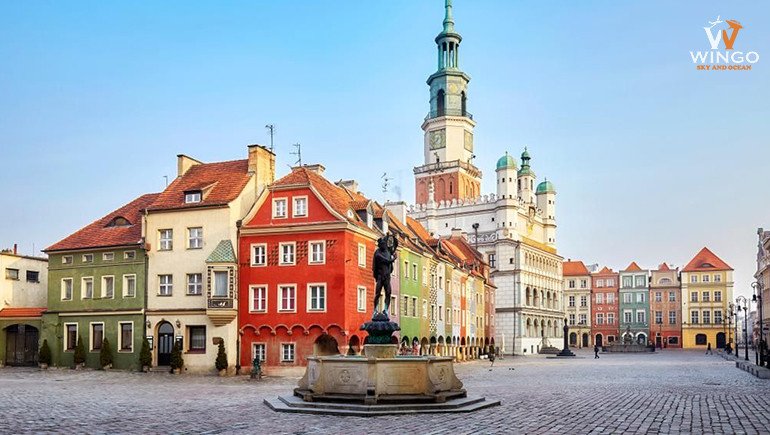 Khu phố cổ Poznan với kiến trúc lịch sử độc đáo