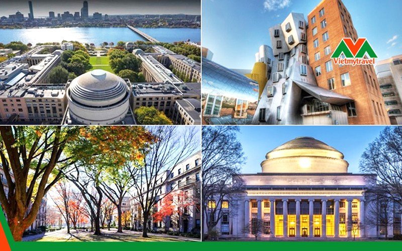 Khuôn viên Học viện Công nghệ Massachusetts (MIT) với kiến trúc hiện đại