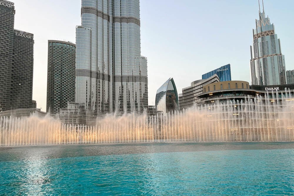 Màn trình diễn nhạc nước Dubai Fountain ấn tượng