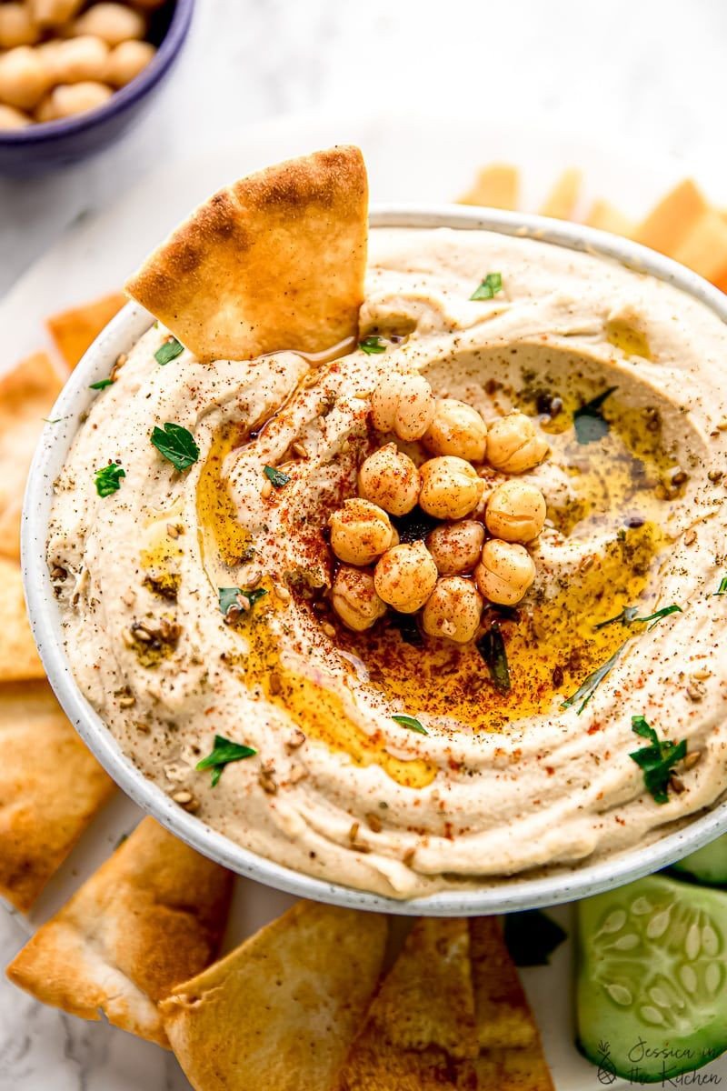 Món Hummus truyền thống của Lebanon