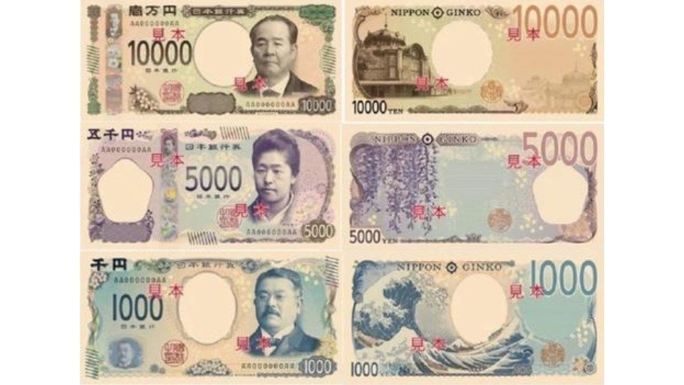 Một xấp tiền giấy Yên Nhật với các mệnh giá khác nhau, biểu tượng cho giá trị của đồng Man Nhật