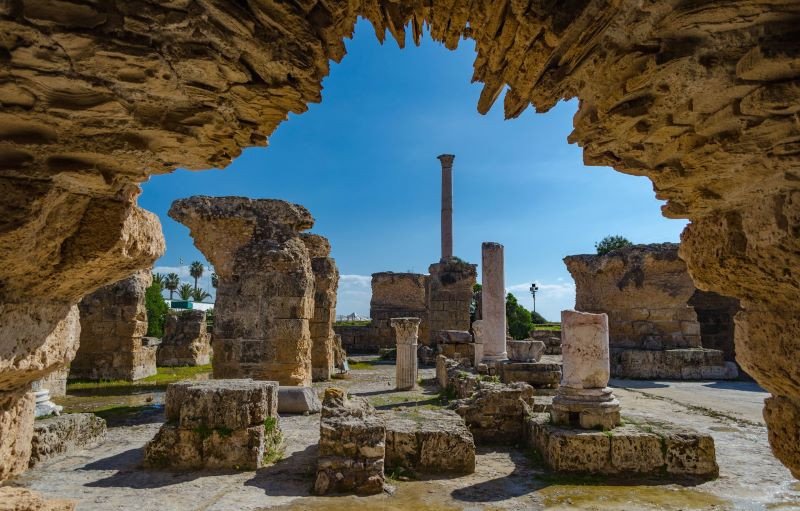 Những tàn tích cổ đại của thành phố Carthage