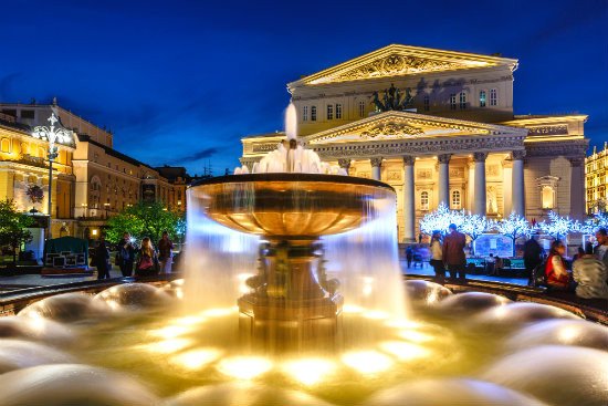 Nội thất hoàng tráng của Nhà hát Bolshoi ở Moscow