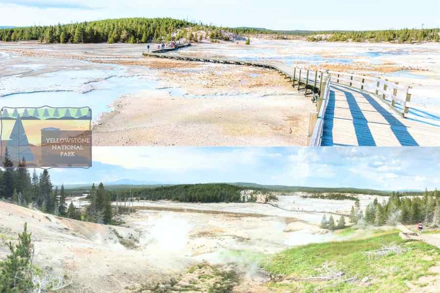 Norris Geyser Basin, khu vực địa nhiệt hoạt động sôi nổi ở Yellowstone