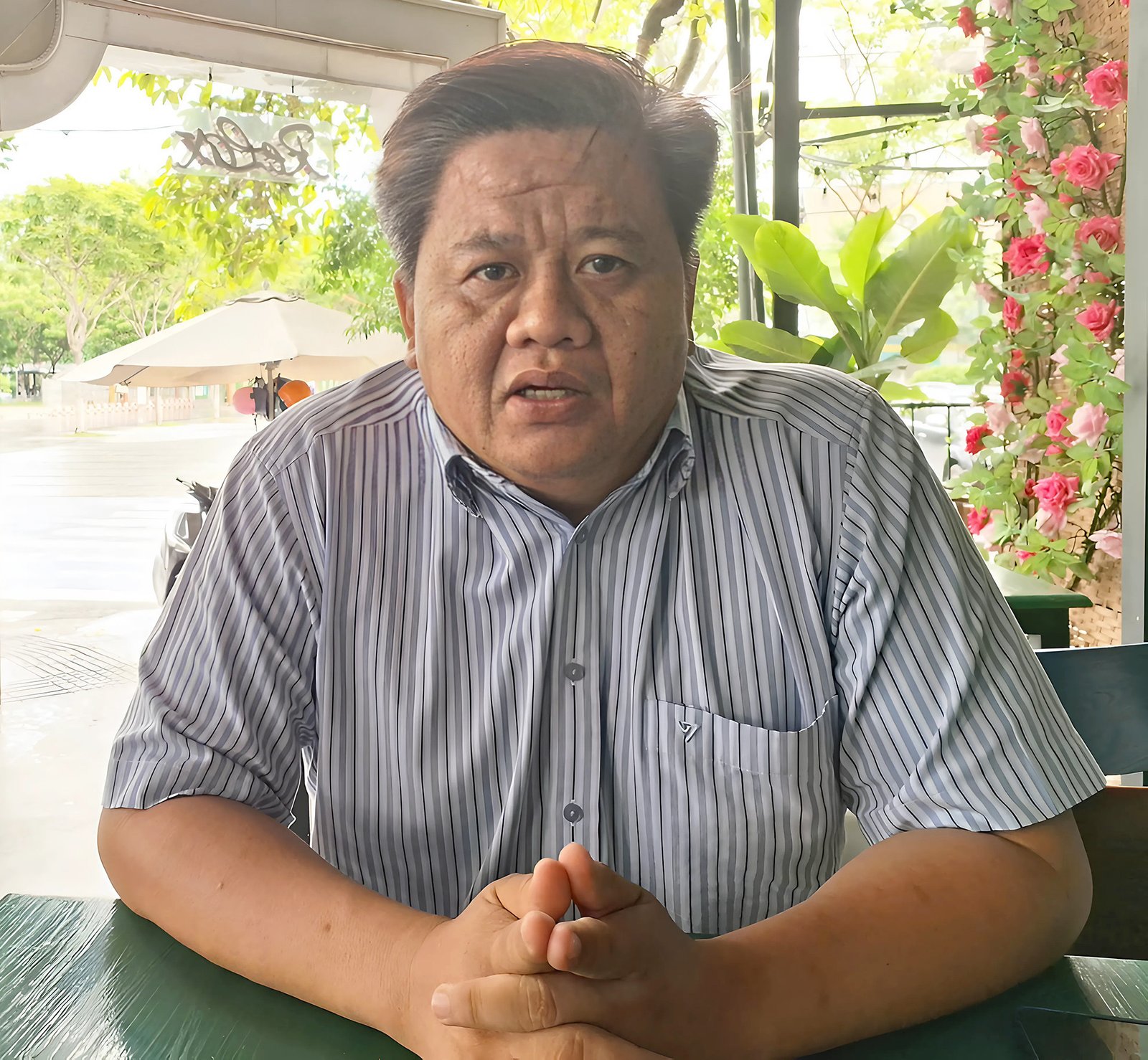 Ông Võ Xuân Trường, Chủ tịch Mekolor, đại diện liên minh đầu tư đường sắt cao tốc, thảo luận về khoản 100 tỷ USD