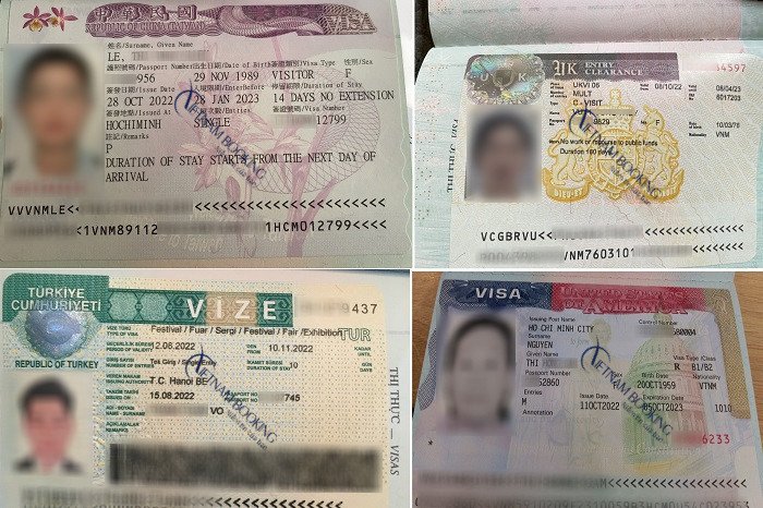 Quy trình xin thị thực và phí xin visa tại các đại sứ quán