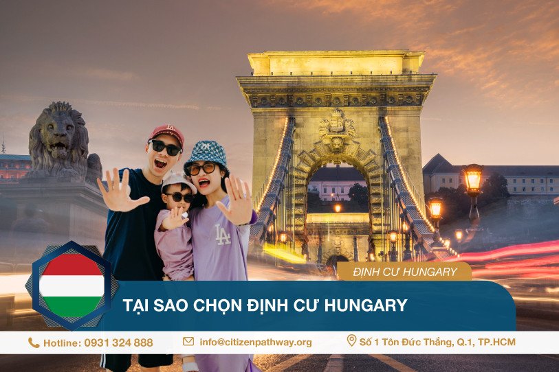 Thành phố Budapest lung linh về đêm, biểu tượng của cuộc sống chất lượng khi định cư Hungary