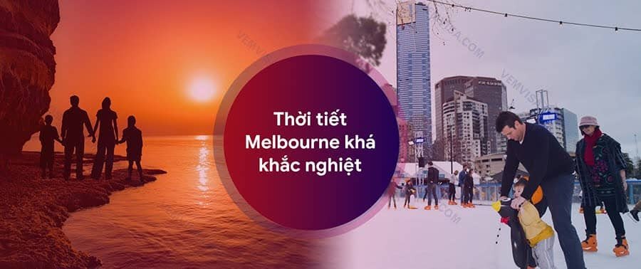 Thời tiết bốn mùa đặc trưng tại Melbourne của nước Úc