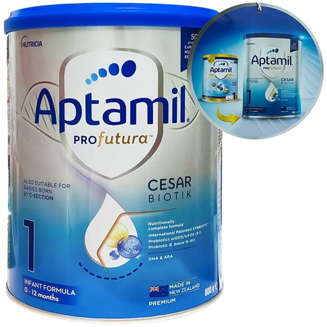 Thùng sữa Aptamil Profutura số 1 800g New Zealand cho bé