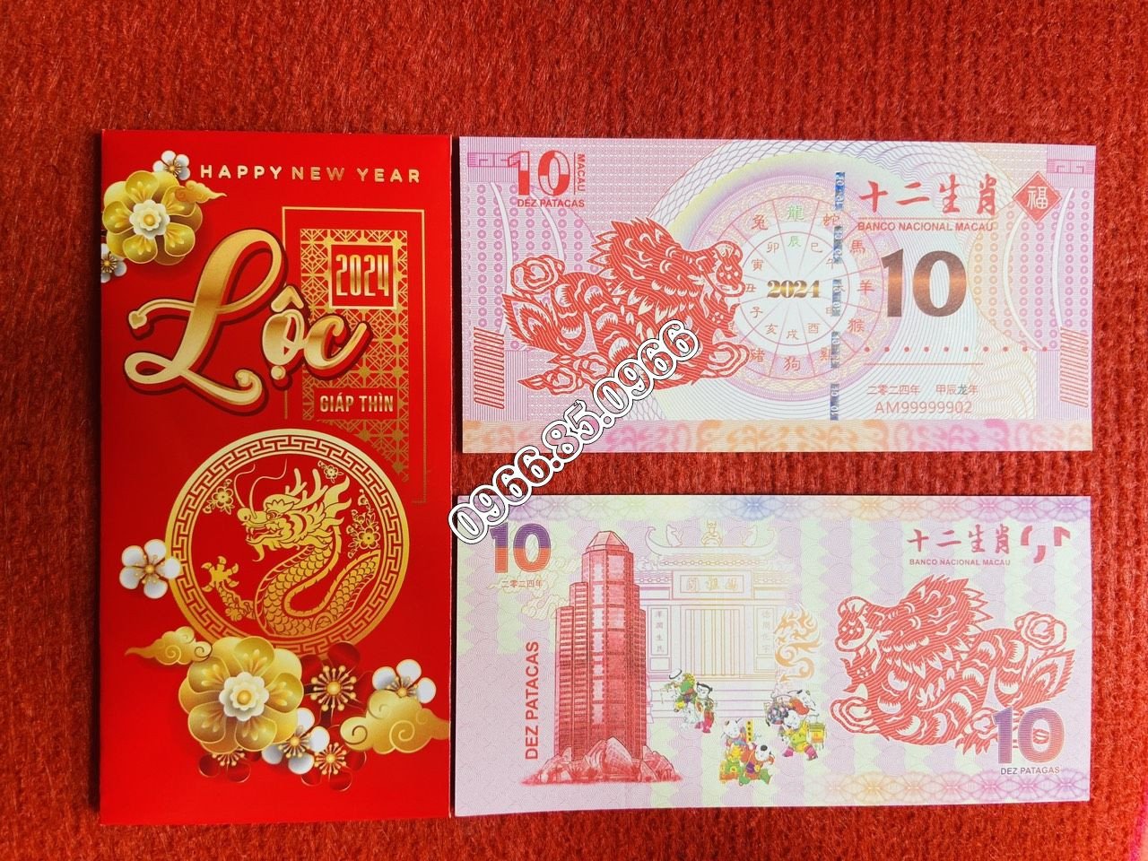 Hiểu Rõ Tiền Macao 10 Đổi Ra Tiền Việt Nam Giá Trị Thế Nào Tiền con rồng Macao 10 Pataca lưu niệm màu đỏ may mắn, phân biệt với tiền Pataca thực