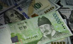 Tiền Won Hàn Quốc với các mệnh giá khác nhau