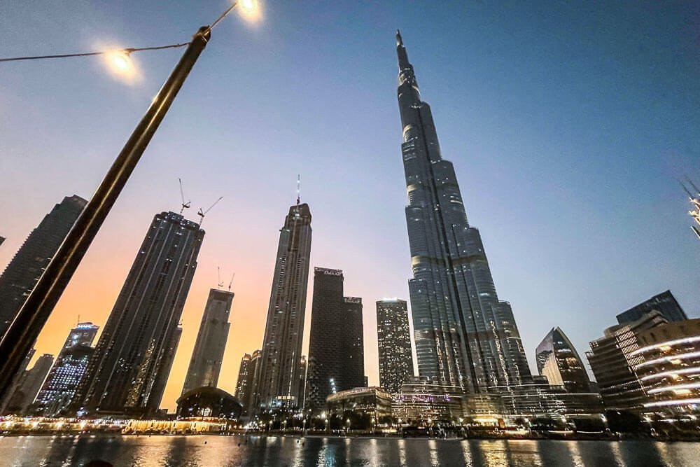Tòa nhà Burj Khalifa cao chọc trời tại Dubai