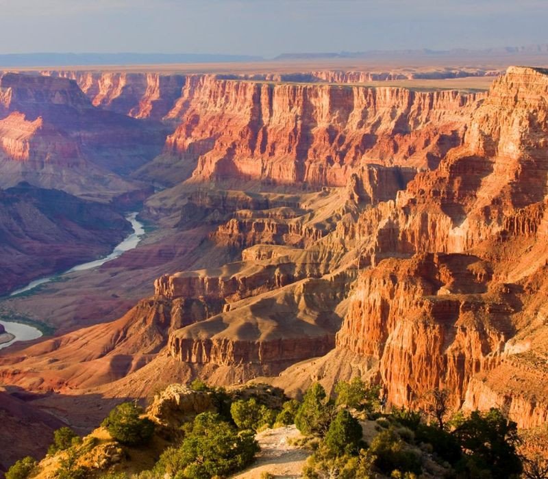 Toàn cảnh Hẻm núi Grand Canyon hùng vĩ, một trong những cảnh đẹp nước Mỹ tráng lệ.