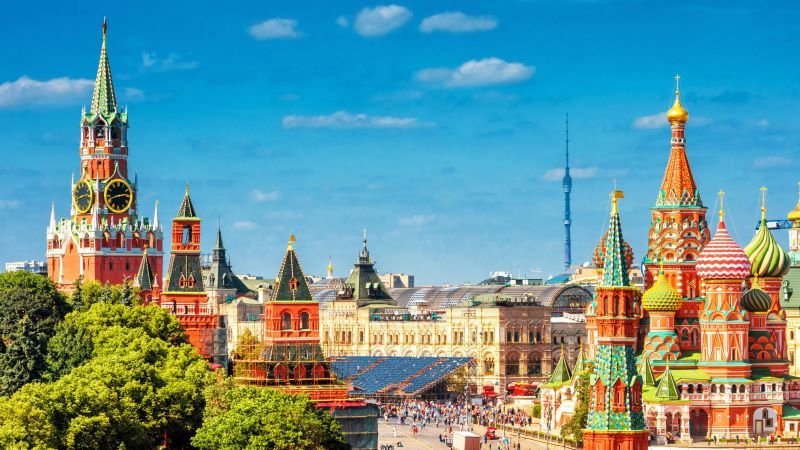 Russia Là Nước Nào? Khám Phá Toàn Diện Về Liên Bang Nga Toàn cảnh thành phố Moscow, thủ đô hiện đại của Russia là nước nào