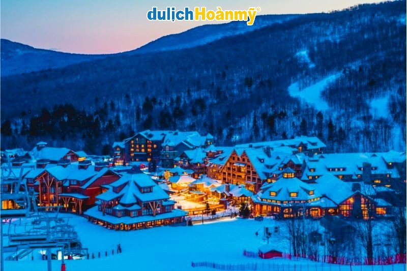 Trải nghiệm mùa đông tuyết trắng tại các thành phố Vermont