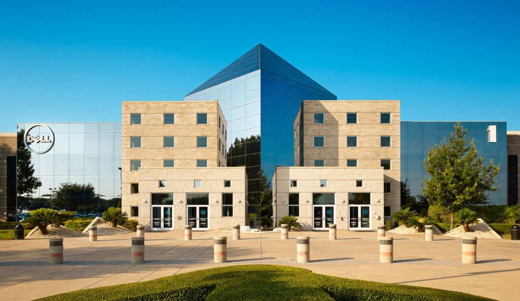 Trụ sở của Dell Technologies tại Round Rock, Texas, biểu tượng của ngành công nghệ phát triển trong một quốc gia rộng lớn
