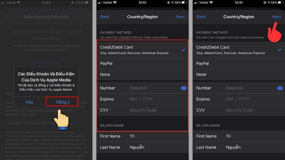 Xác nhận chuyển đổi quốc gia sang Hoa Kỳ trong cài đặt AppStore của bạn
