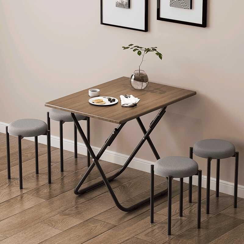 Bàn ăn gấp gọn cũ hiện đại